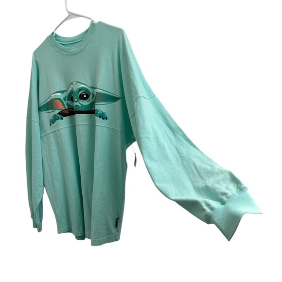 Disney Parks Exclusive Yoda Spirit Jersey The Mandalorian sweatshirt NWT - Picture 6 of 13